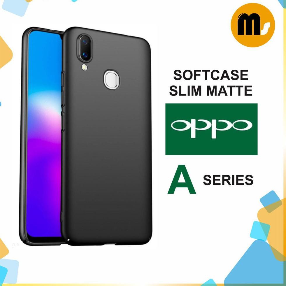 Cuci Gudang&gt; Softcase Slim Matte / Black Matte Oppo A3S A1K A5 A9 2020 A37 A5S A7 A5S ✬