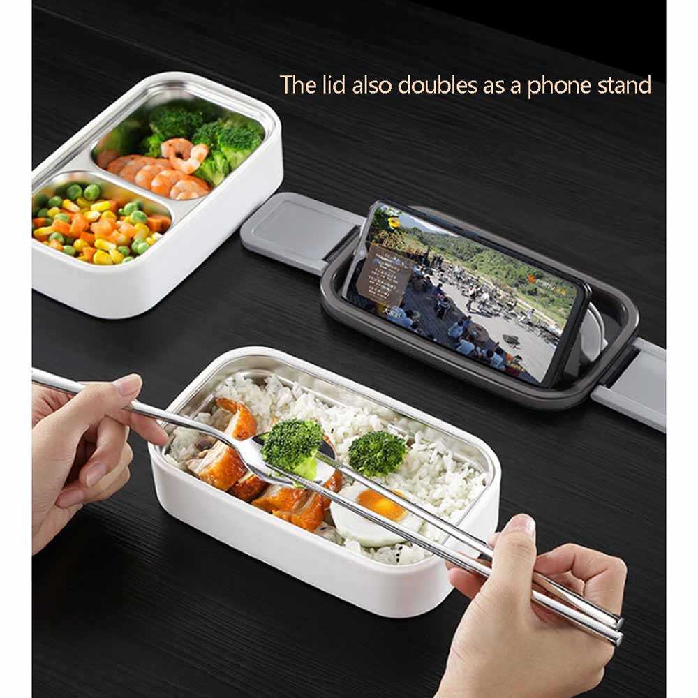 TD-DA EUJJ Kotak Makan Bento Lunch Box Stainless Steel - J274