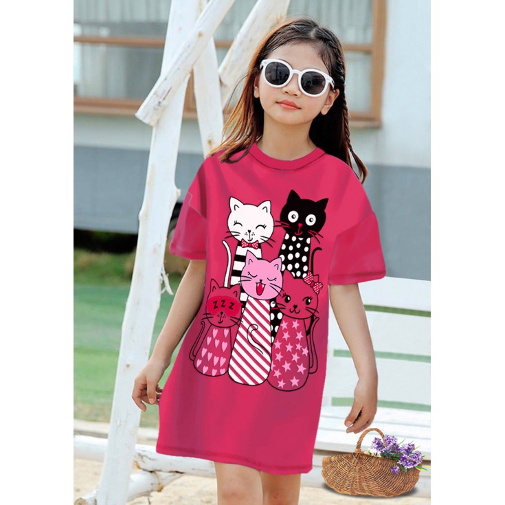 VINCE FASHION - DASTER ANAK CEWEK CAT TERBARU USIA 2-8 TAHUN