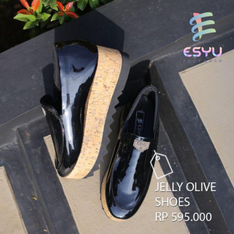 ORIGINAL ESYU FOOTWEAR | JELLY SHOES | SEPATU WEDGES
