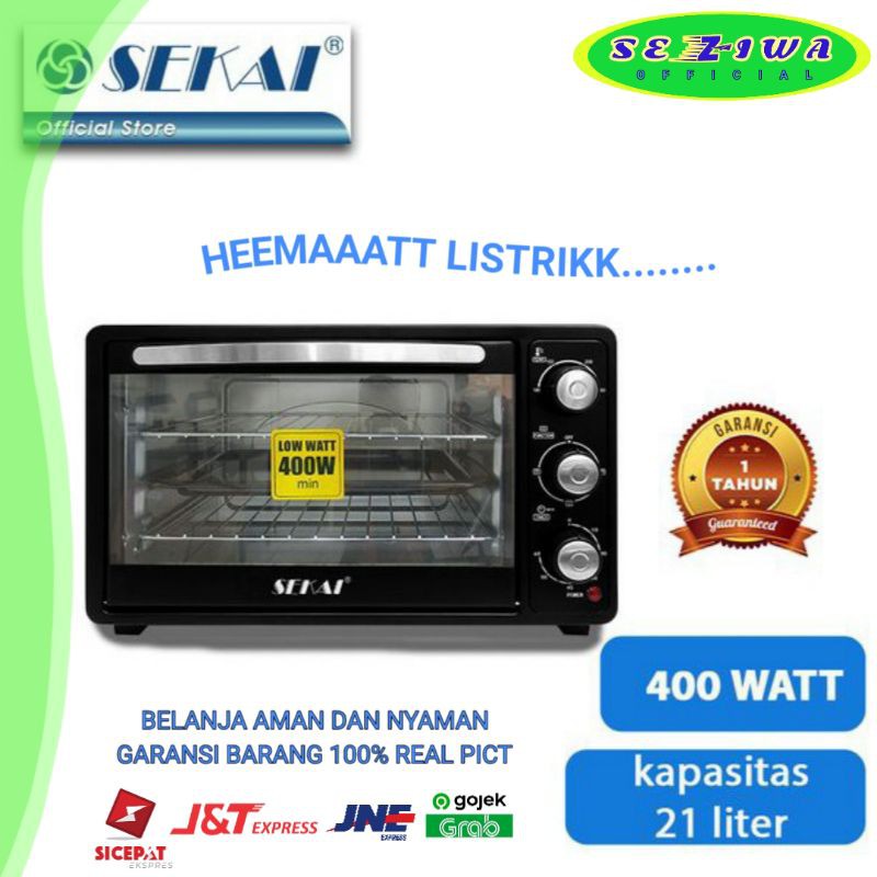 Jual Oven Listrik Low Watt | Oven Hemat Listrik Kapasitas 21 Liter 400