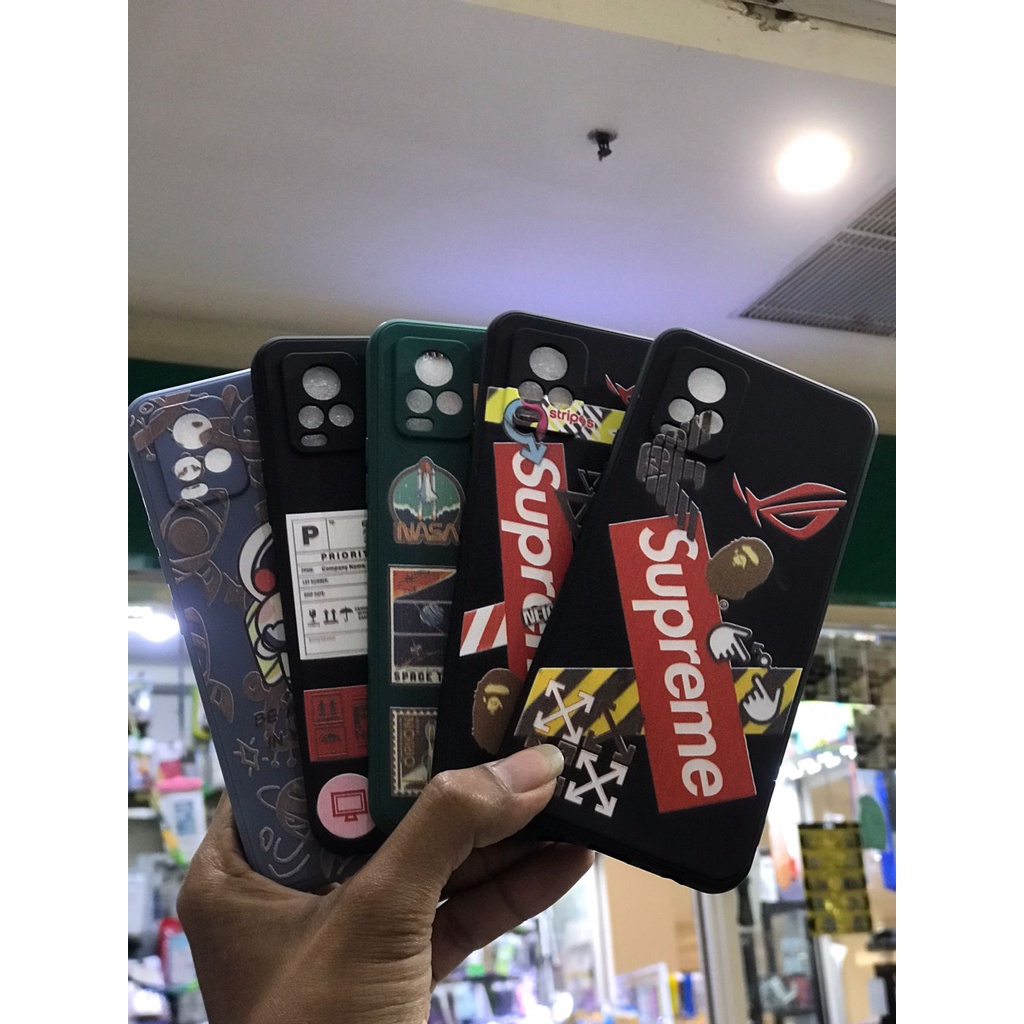 SOFT CASE MOTIF SILIKON GAMBAR VIVO V21 4G DAN VIVO V20
