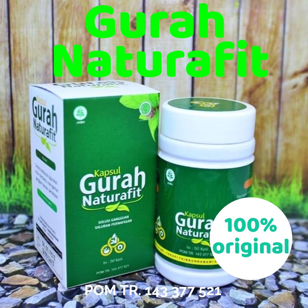 Gurah Bronfit Naturafit Original Obat Herbal Flu Batuk Bronkitis Asma Isi 50 Kapsul Indonesia