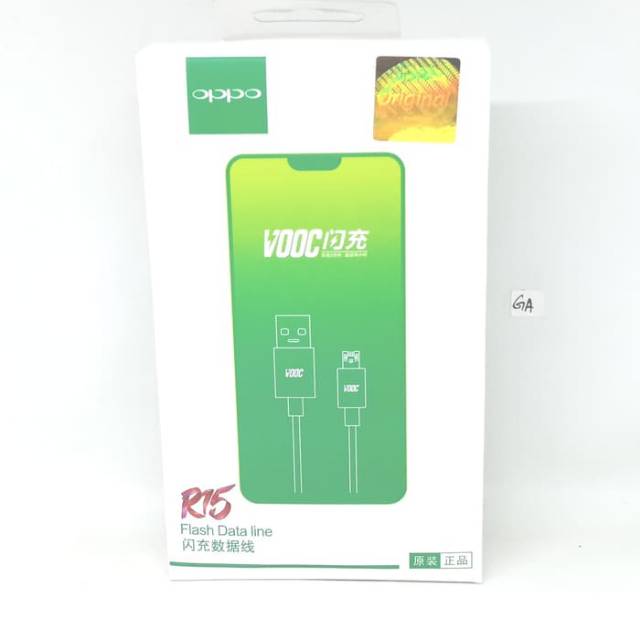 KABEL DATA OPPO VOOC 4A MICRO USB/TIPE-C NEW PACK ORIGINAL F5 F7 F9 F1 Plus R15