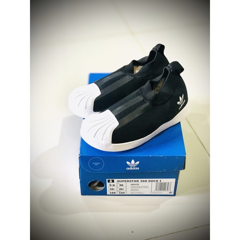 Sepatu Anak Adidas Original Superstar 360 sock