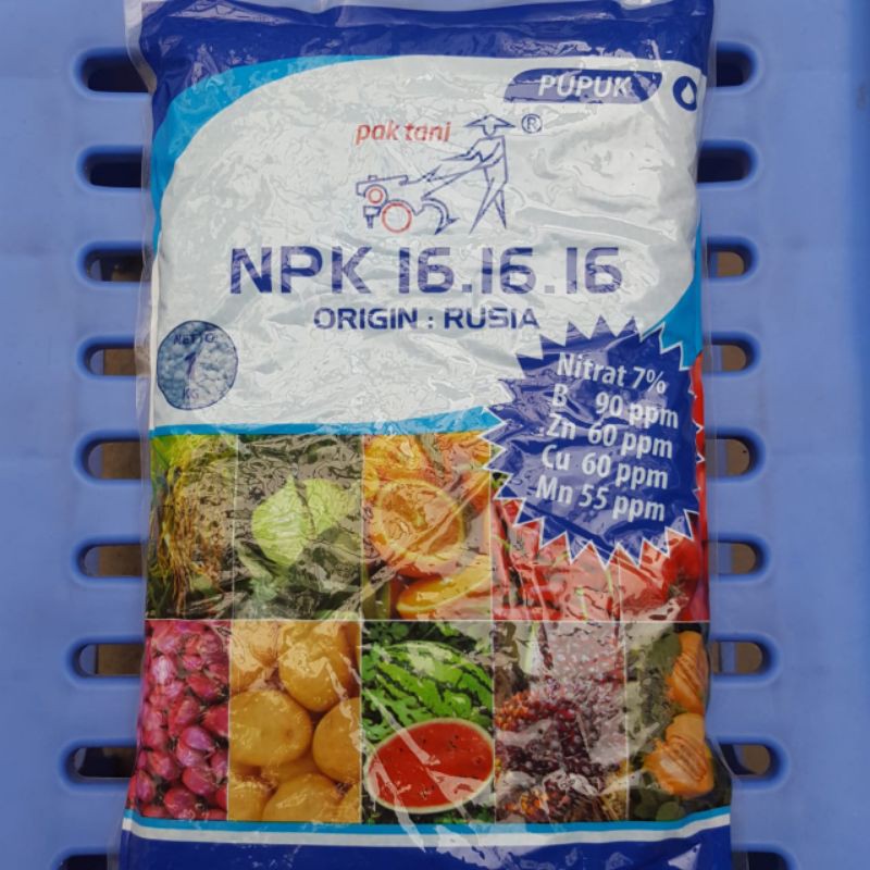 Pupuk NPK Pak Tani 1KG Original Kemasan Pabrik