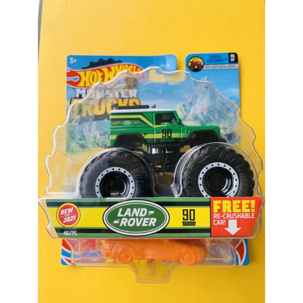 HOT WHEELS HOTWHEELS MONSTER TRUCKS TRUCK LAND ROVER DIECAST MOBIL TRUK JEEP HOTWEELS MURAH LANGKA