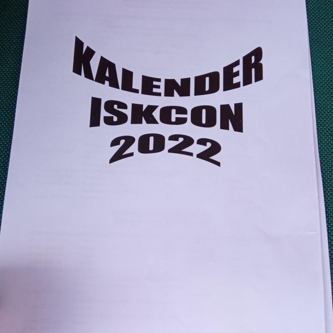 

yang dicari@@@@] kalender Gantung Hare Krishna Iskcon Vaisnava 2022