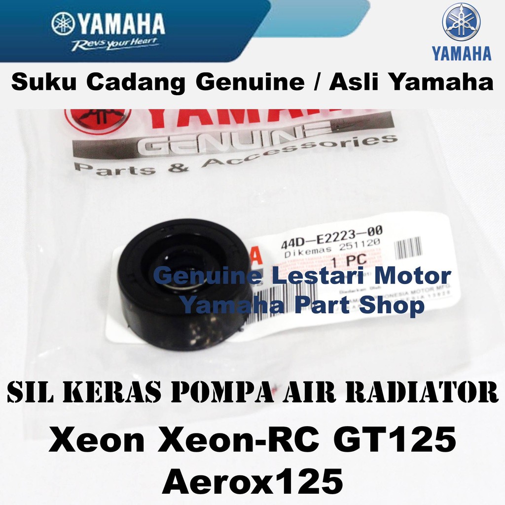 Sil Seal Pompa Air Radiator Motor Aerox 125 Xeon RC GT Asli Yamaha Surabaya