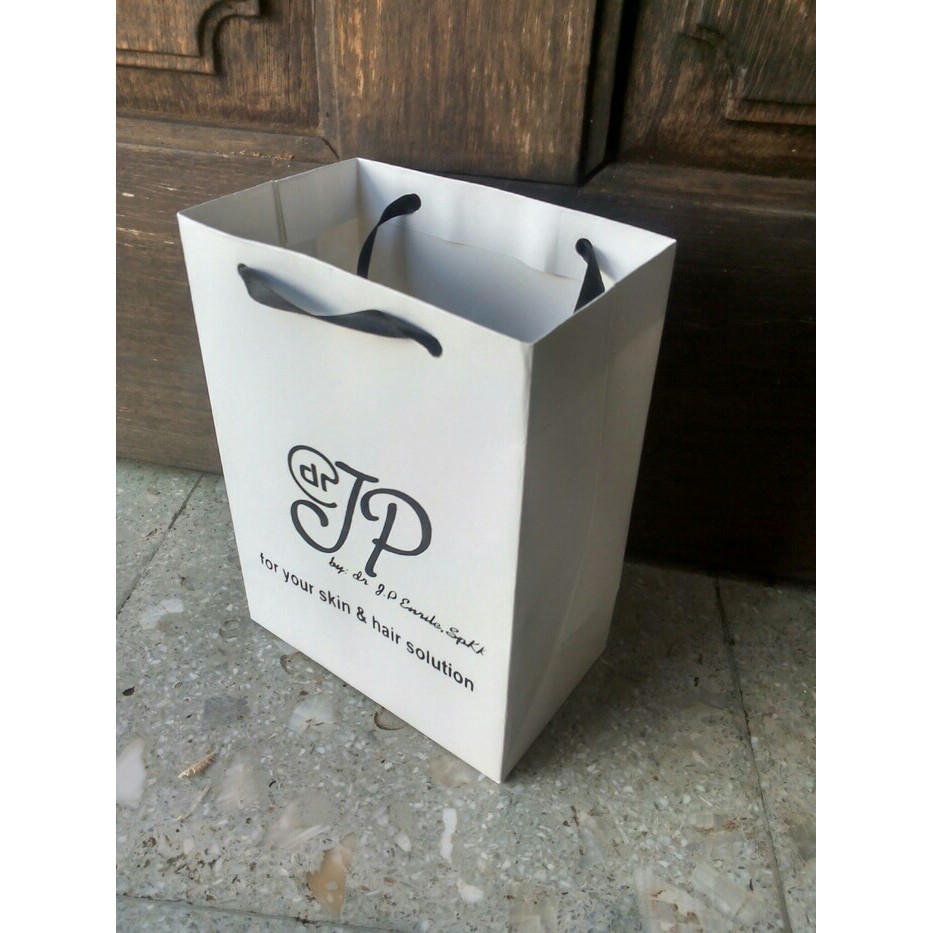 

Paperbag Sablon Ivory Putih Ukuran Custom