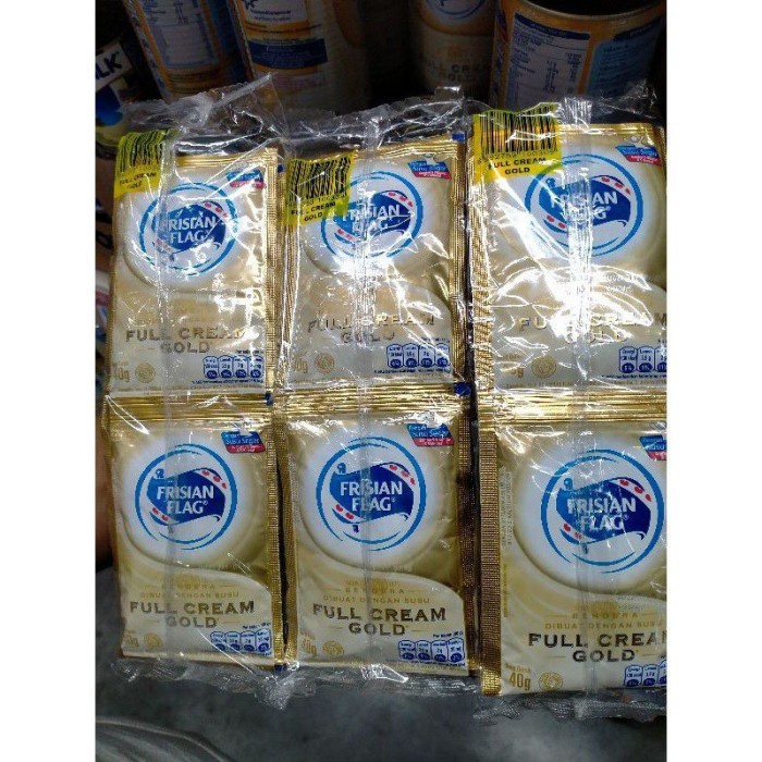

SUSU BENDERA FRISIAN FLAG GOLD SACHET KENTAL MANIS ISI 6 SACHET 40g