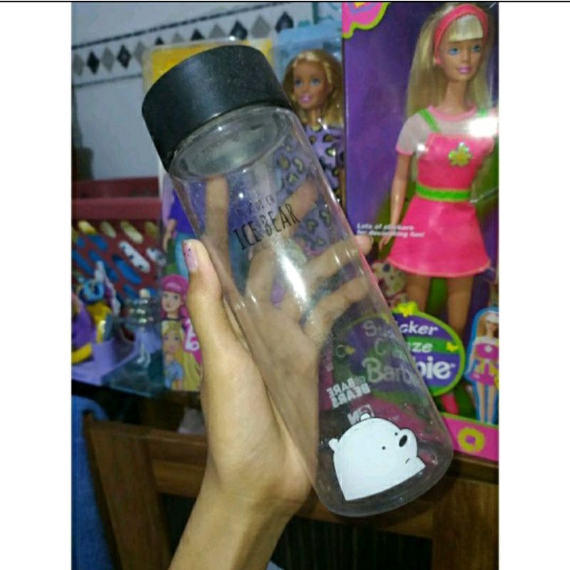 Miniso x We Bare Bears - Ice Bear Water Bottle/Botol Minum WBB: ice bear putih
