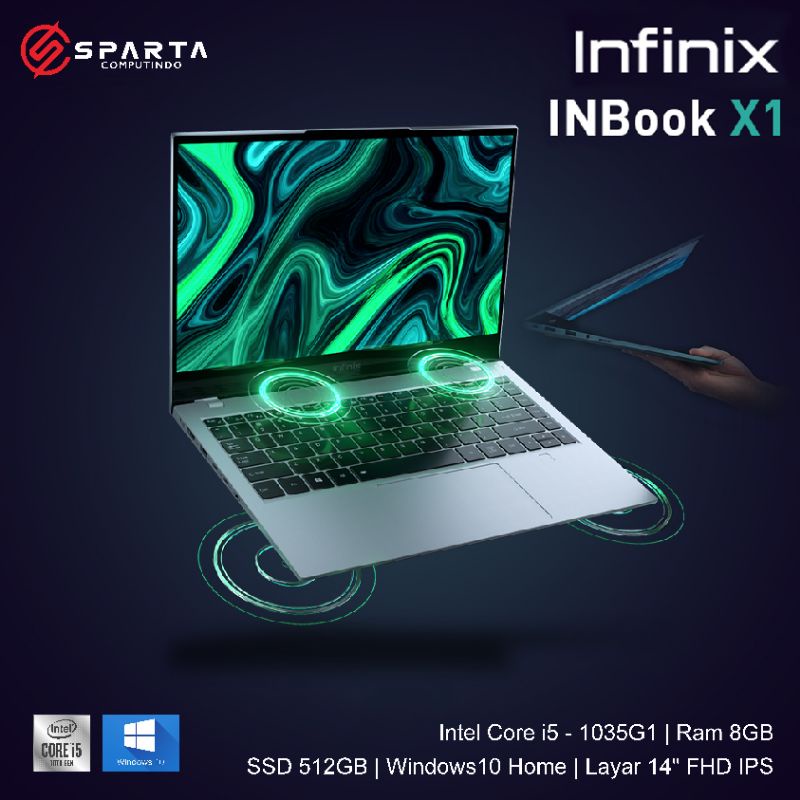 Laptop Infinix X1 Core i5 Gen 10 Ram 8 GB SSD 512 GB  FHD IPS Murah New Garansi