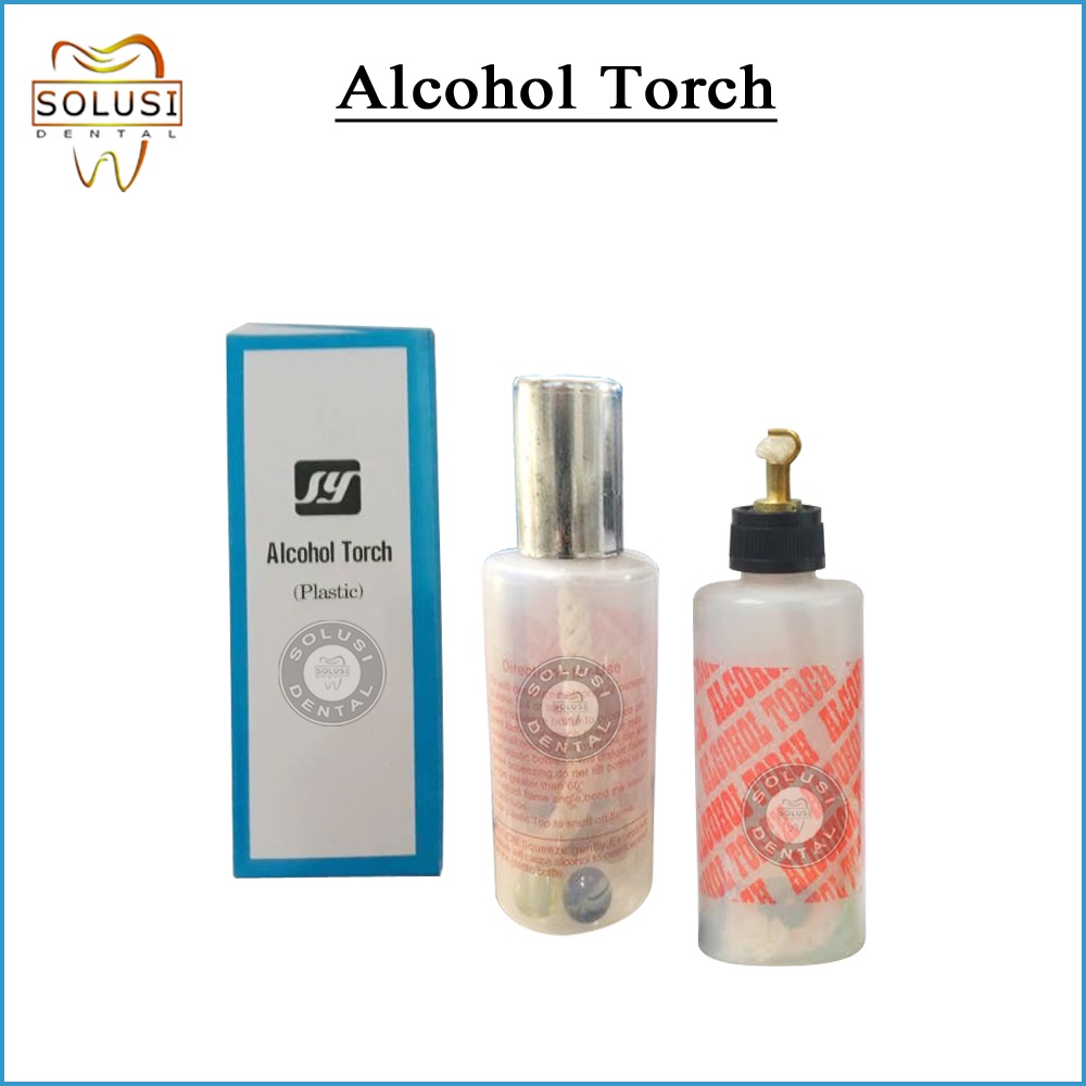 Lampu ALCOHOL TORCH Pus Pus Pembakar Bunsen Spirtus Plastic Dental