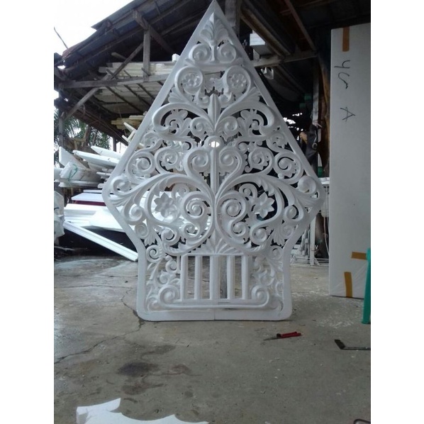 gunungan spon karet ukiran spon