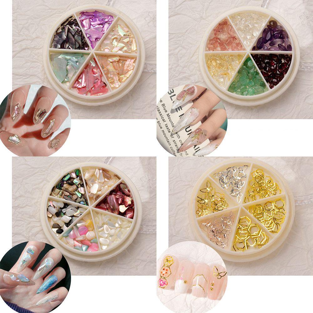 R-bunga Dekorasi Kuku Aksesoris Kuku 3D Nail Art DIY Manicure Nail Charms