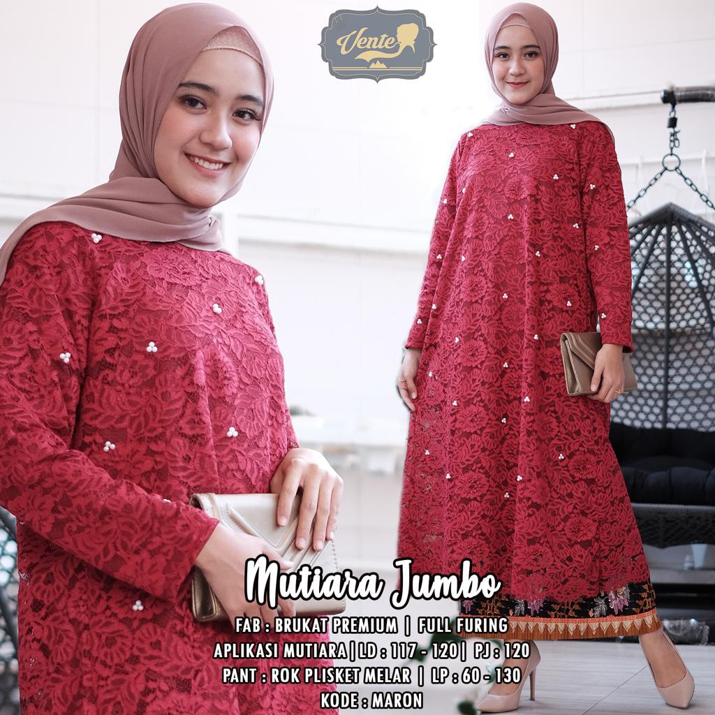 MUTIARA KEBAYA LD 120 KEBAYA TUNIK BRUKAT JUMBO