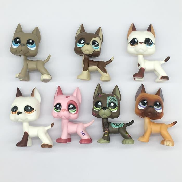 [mainan-hobi] 36 Style pet shop lps toys dog collection real littlest short hair