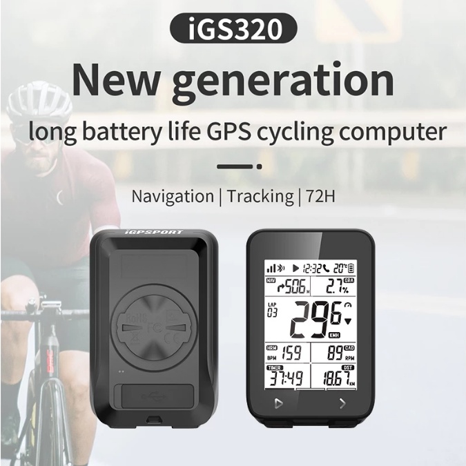 iGPSport IGS320 Bike Computer GPS Speedometer