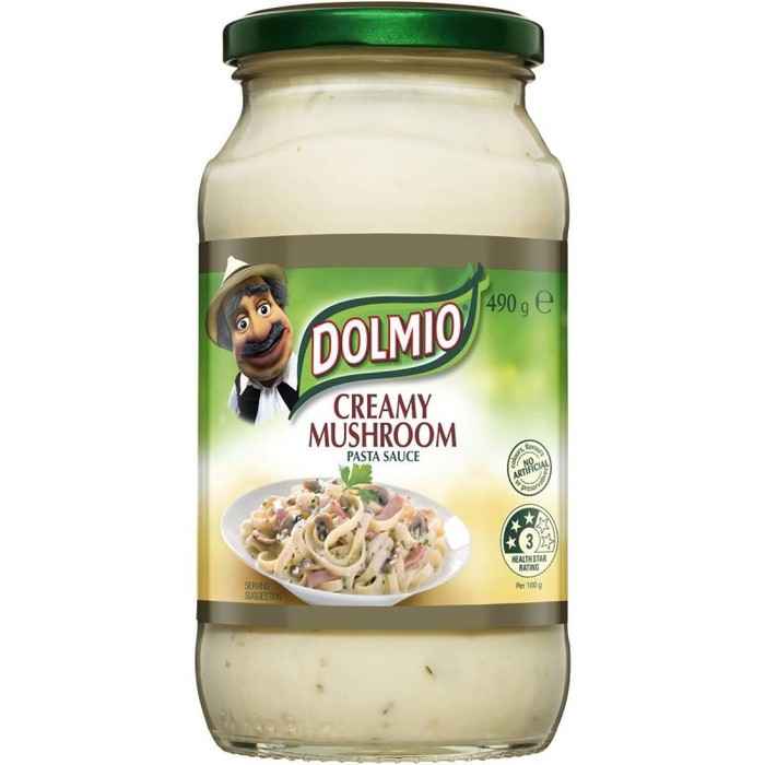 

DOLMIO CREAMY MUSHROOM PASTA SAUCE 490g