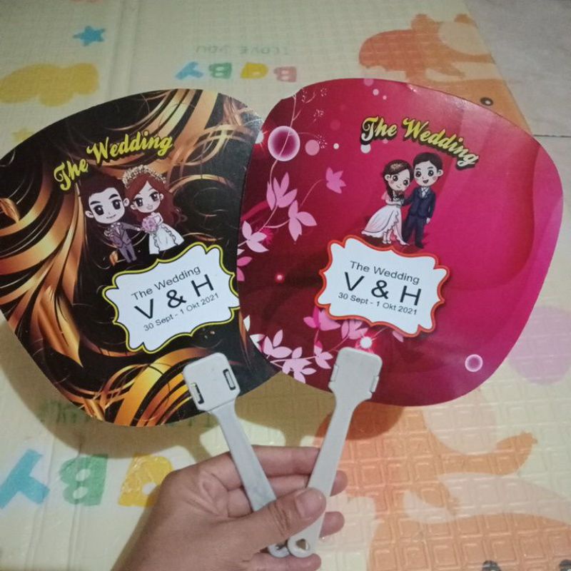 Souvenir Kipas wedding