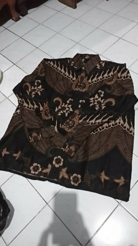 Kemeja Batik Pria Lengan Panjang Big Size Jumbo M.l.xl.xxl.3l.4l.5l.6l.7l.8l.9l.10l Cod