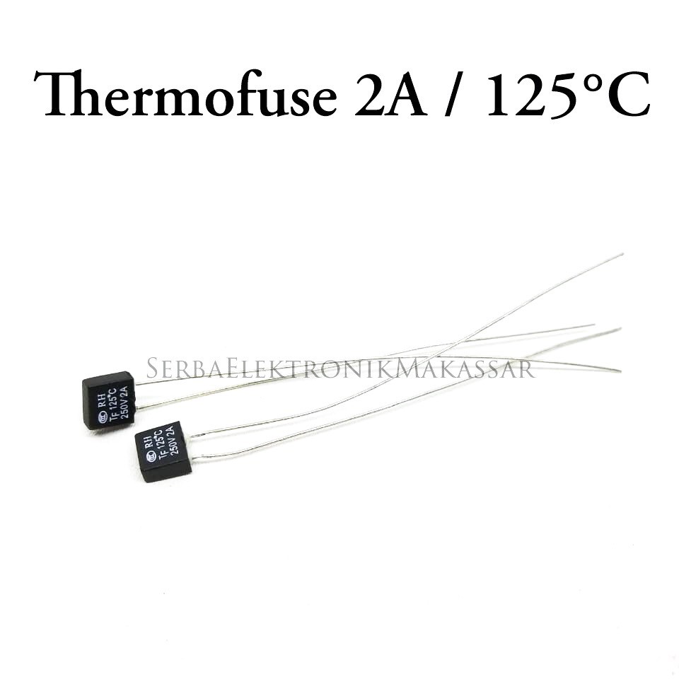 Thermofuse Sekring Motor Fan Kipas Angin 2A - 125 °C 130 °C 135 °C 10pcs