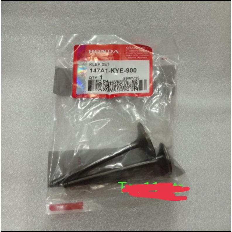 Klep set megapro new / payung klep set Megapro new monoshock KYE