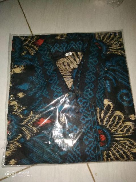 Bswart Batik Hrb026 Kenongo Hem Pendek Padi Pekalongan M L Xl Batik Pria Murah Modern Grosir