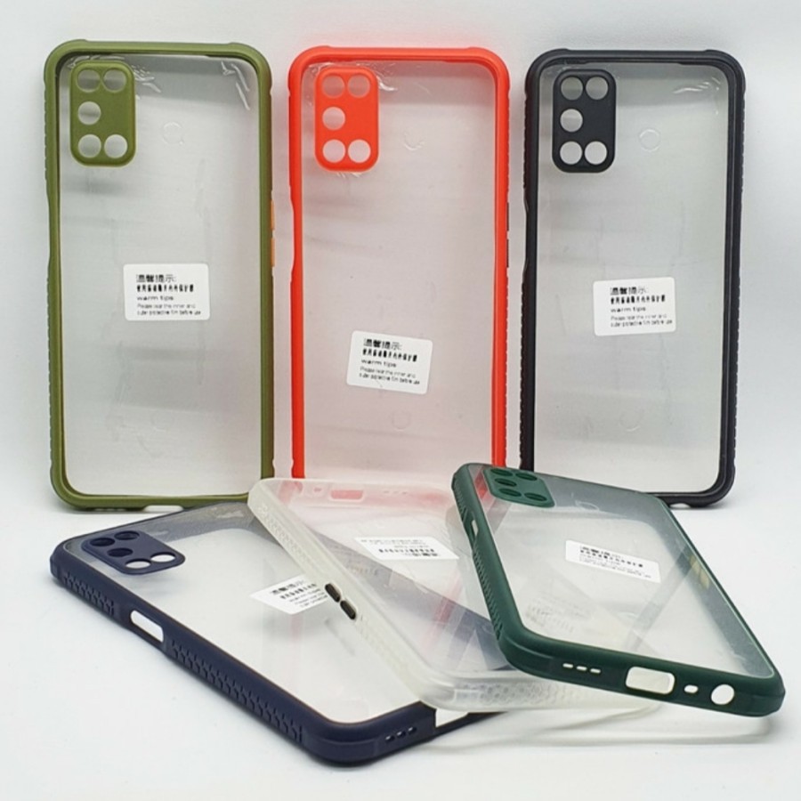 OPPO A31 A54 A52 A92 A53 A33 CASE HARD UME MIQILIN, FUZE CLEAR TRANSPARAN HARDCASE BENING CASING COVER PROTECT CAMERA