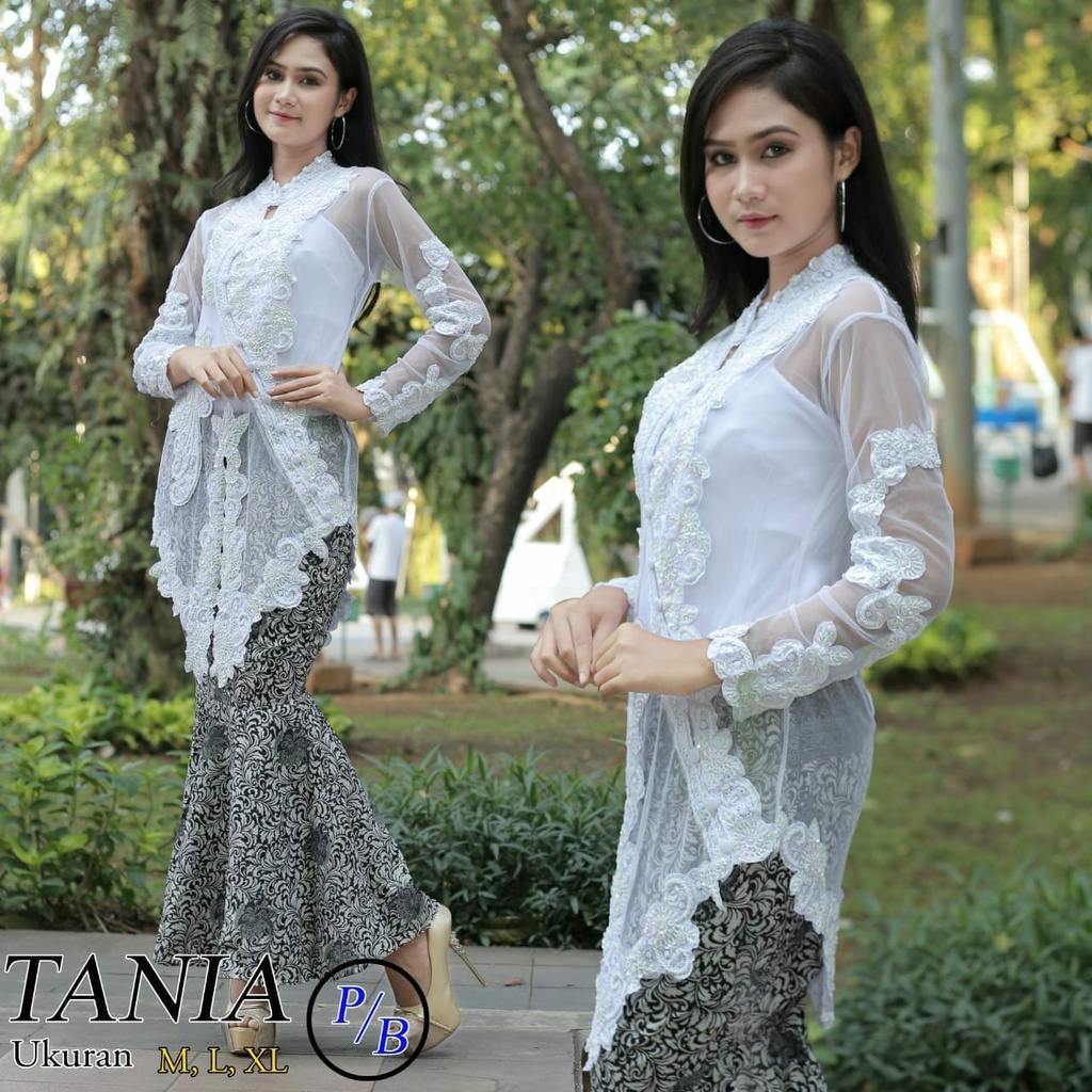 Setelan Kebaya Payet Tania Biru Dan Warna Lain