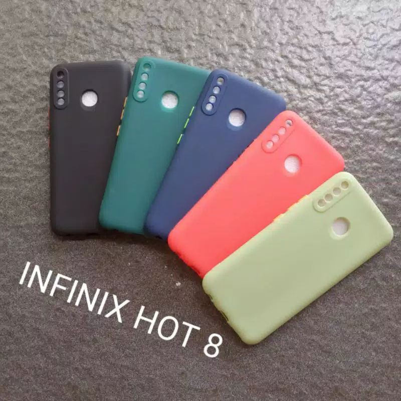 Case Infinix Hot 8 Hot 8 Lite . Hot 9 . Hot 9 Play X680 . Zero 8 . Note 7 . Smart 4 X653 soft softcase softshell silikon cover casing kesing housing