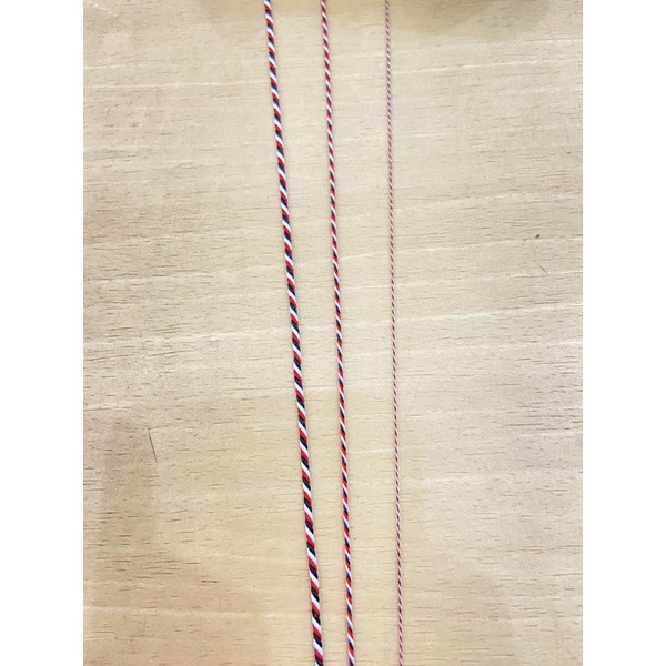 Gelang Tridatu Bali (ikat sendiri) panjang 40cm