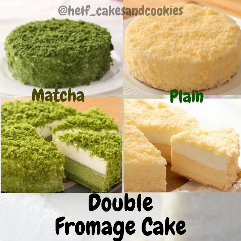 

Double Fromage Cake /Japanese Cake / Kue Jepang