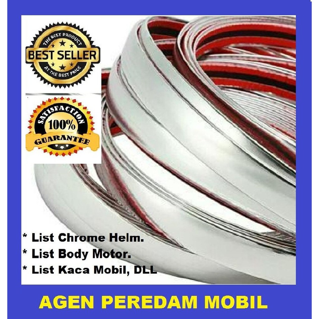 List Chrome - List Krom - Lis Krom motor - Krom Mobil - List Moulding Bumper Mobil - Premium Quality