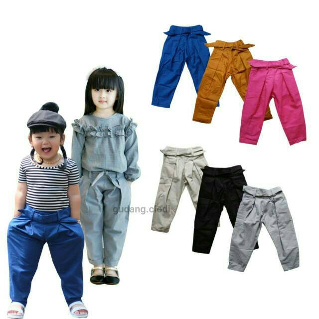 DAILY pants 2-6th GUDANG.CLODI celana anak perempuan halwa