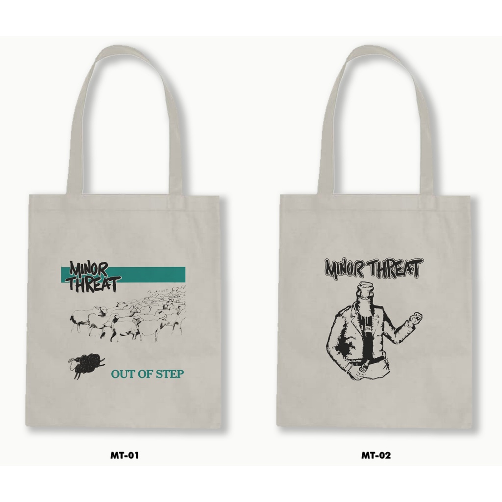 TOTE BAG BLACU - MINOR THREAT