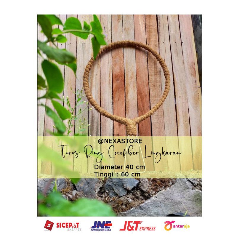 Jual Turus Ring Sabut Kelapa Tiang Kawat Penyangga Tanaman Rambat Shopee Indonesia