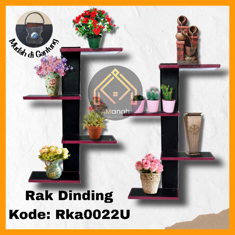 [COD] RAK RKA0022 RAK DINDING MINIMALIS - RAK PAJANG KAYU SERBAGUNA RAK HIAS TEMBOK