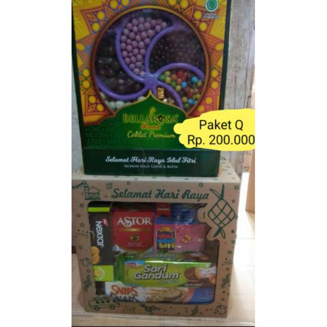 

Parcel Lebaran Paket Coklat Belarosa dan Snack Parcel