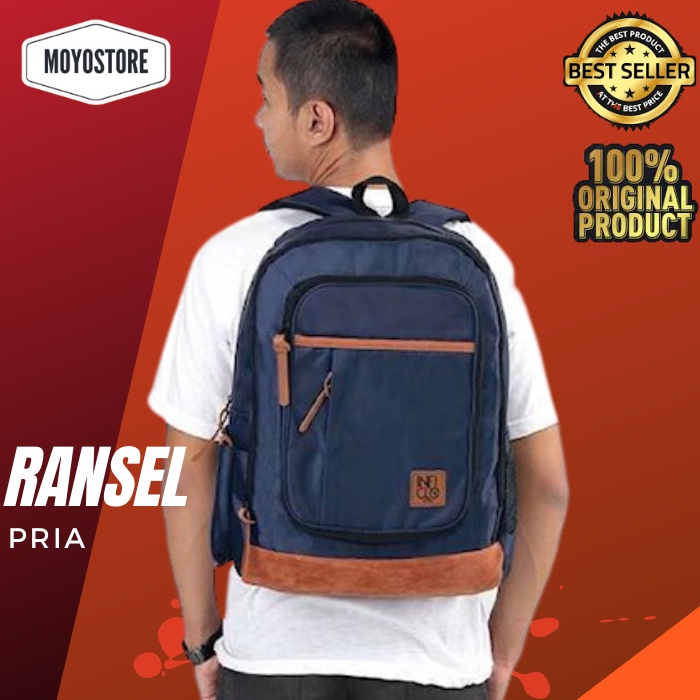 Tas Ransel Pria - Tas Punggung Pria Tas Formal Pria Tas Laptop Tas Kerja Pria Tas Kuliah Tas Sekolah