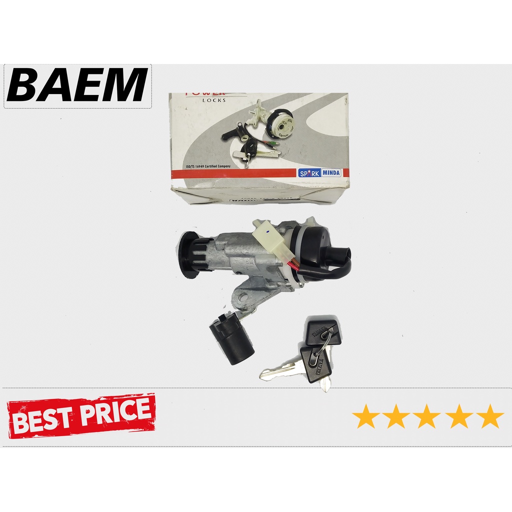 KUNCI KONTAK ASSY KOMPLIT MIO SOUL KARBU FINO KARBU ORIGINAL MINDA