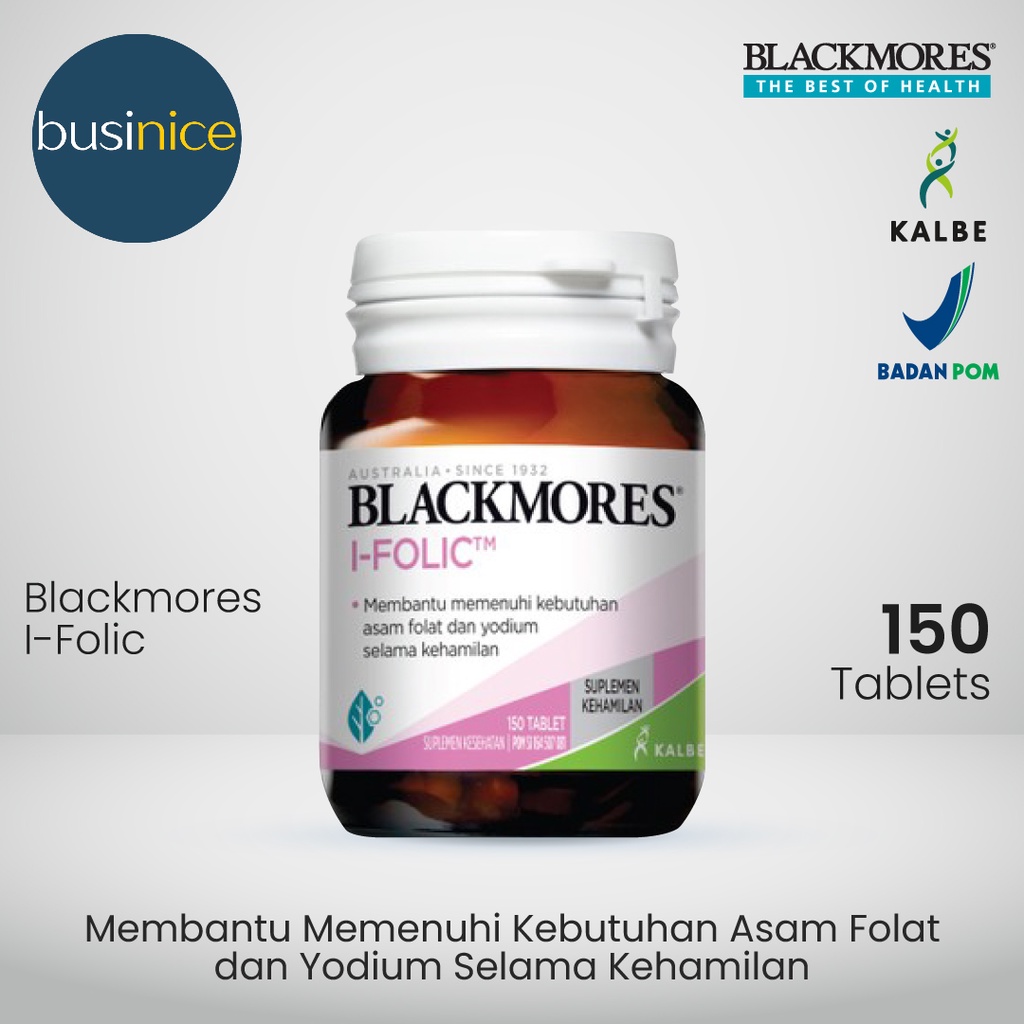 Blackmores I-Folic I Folic 60 Tablet Promil Multivitamin Ibu Hamil BPOM Kalbe