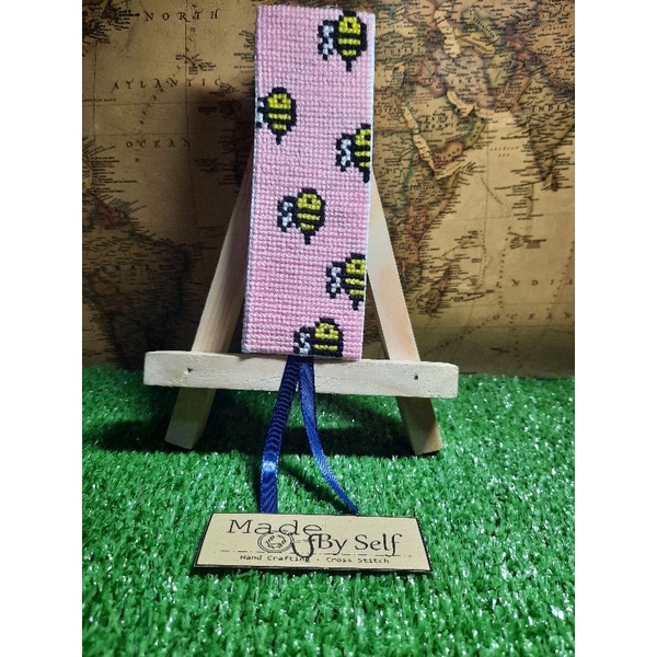 

KRISTIK JADI-Pembatas Buku/Bookmark/Cross Stitch/Kristik (Siap pakai)-animal series