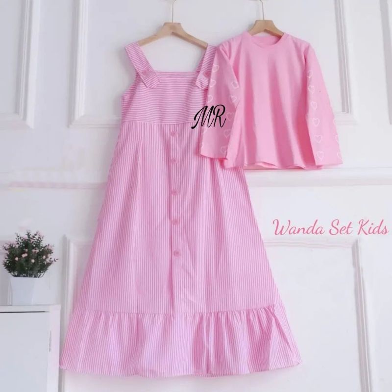 SET ROK WANDA KID ANAK SALUR, SPANDEK KATUN, SETELAN