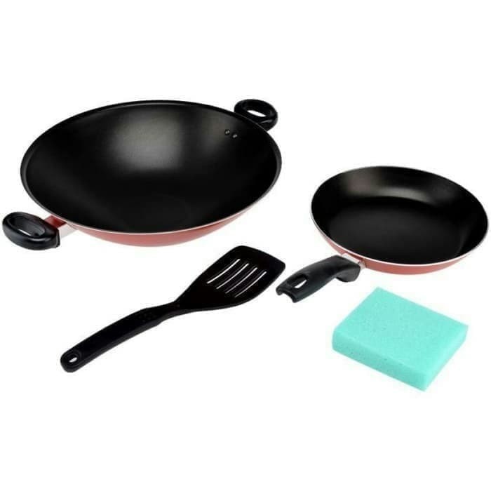 Maxim Valentino 2 Set Wajan 30 Cm + Fry Pan 22 Cm Val 2Set