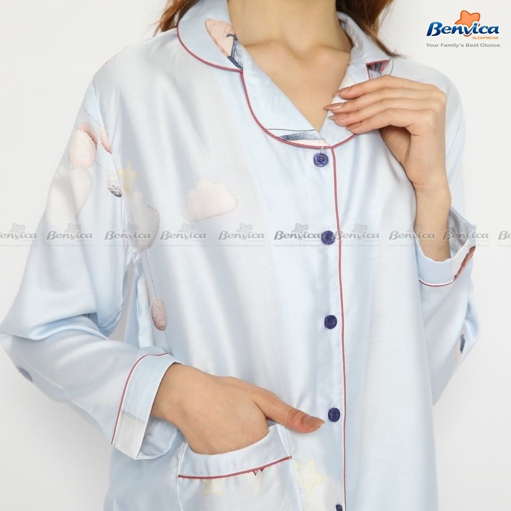 BAJU TIDUR PIYAMA KATUN ORGANIK GREET