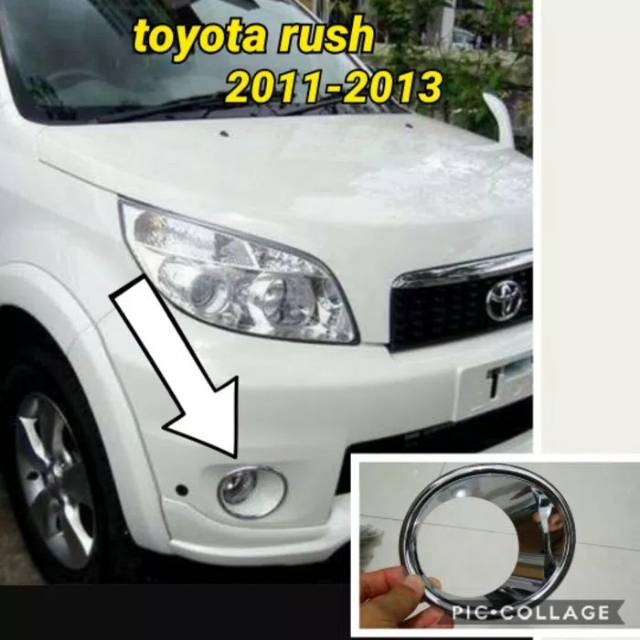 Cover Foglamp Toyota Rush dan Daihatsu Terios TS 2011-2013