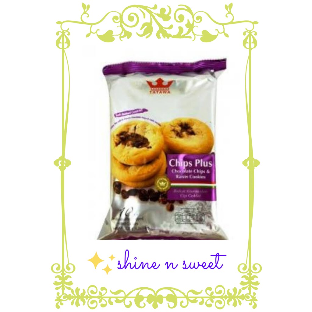 

Tatawa Chips Plus Cookies / Kukis Choco Chip & Kismis