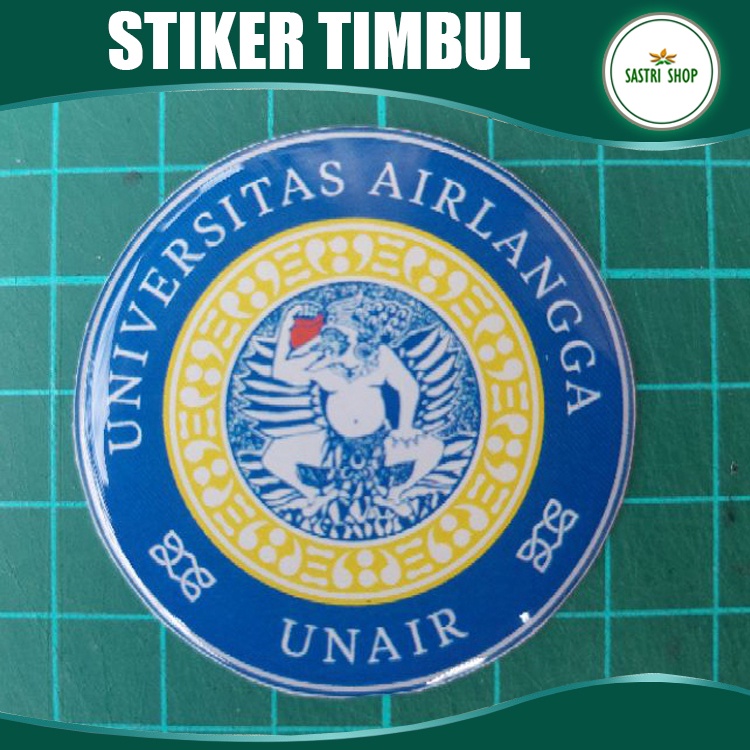 Stiker Timbul Model Logo Universitas Airlangga UNAIR!Limited Edtion!!
